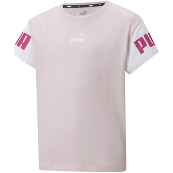 Kleidung Mädchen T-Shirts & Poloshirts Puma 849073-16 Rosa