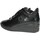 Schuhe Damen Sneaker High Agile By Ruco Line JACKIE CROCO 226 Schwarz