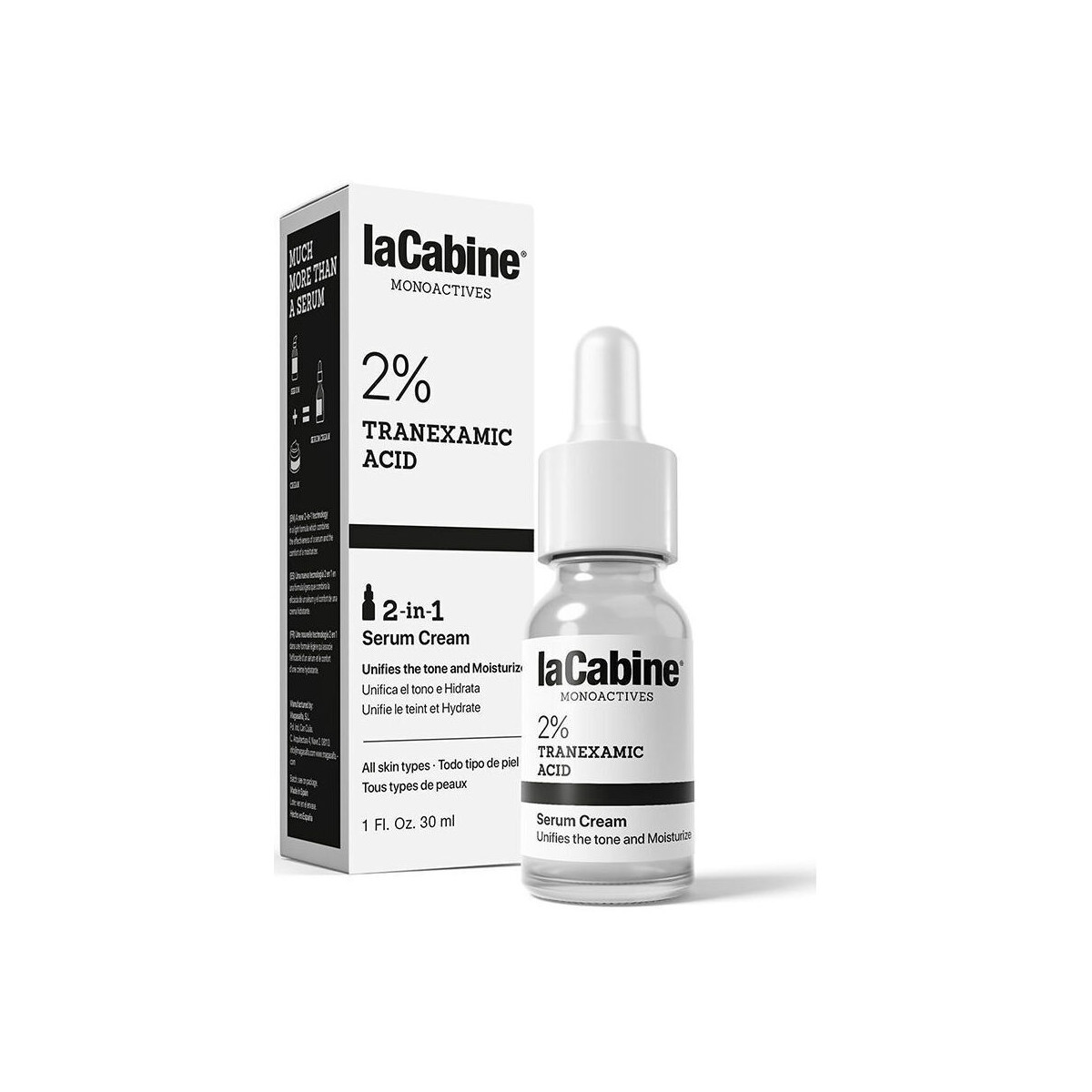 Beauty pflegende Körperlotion La Cabine Monoactives 2% Tranexamic Acid Serumcreme 
