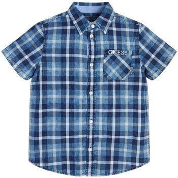 Kleidung Kinder T-Shirts & Poloshirts Guess L3RH08 D4LQ2 Blau