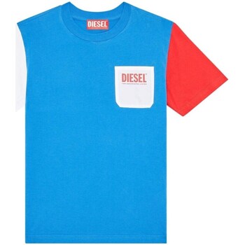 Kleidung Jungen T-Shirts Diesel J01296-0DAYD Blau
