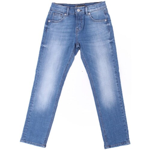 Kleidung Jungen Slim Fit Jeans Guess L3YA02D52Z0 Blau