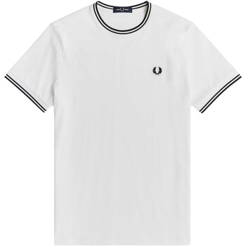 Fred Perry  T-Shirts & Poloshirts T-Shirt Fred Perry Basic Bianca