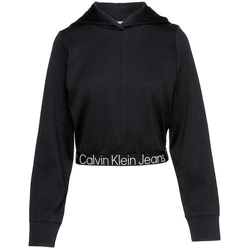 Kleidung Damen Sweatshirts Calvin Klein Jeans Jersey Milano Schwarz