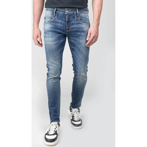 Kleidung Herren Jeans Le Temps des Cerises Jeans skinny POWERC, 7/8 Blau