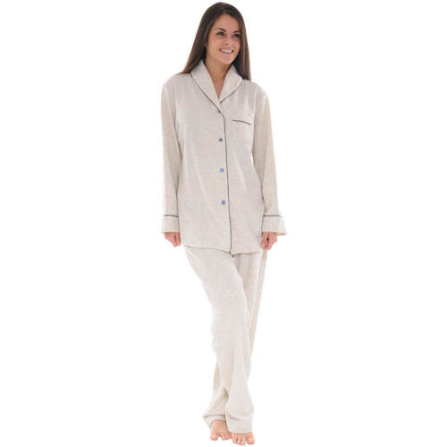 Kleidung Damen Pyjamas/ Nachthemden Pilus TADEA Weiss