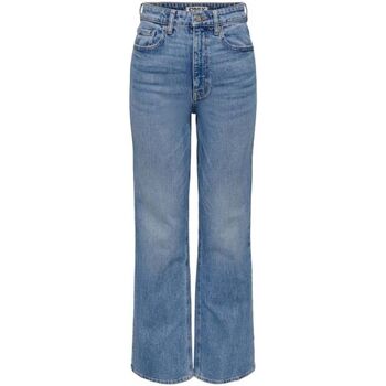 Kleidung Damen Jeans Only 15281276 CAMILLE-MEDIUM BLUE WIDE Blau