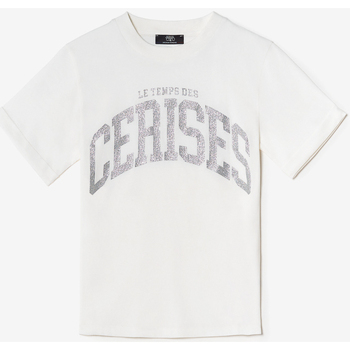 Kleidung Mädchen T-Shirts & Poloshirts Le Temps des Cerises T-shirt CLAUDEGI Weiss