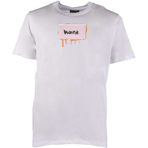 Kleidung Herren T-Shirts & Poloshirts Disclaimer T-Shirt Uomo In Jersey Weiss