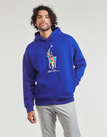 Kleidung Herren Sweatshirts Polo Ralph Lauren SWEATSHIRT BIG POLO PLAYER Blau / Saphir / Star
