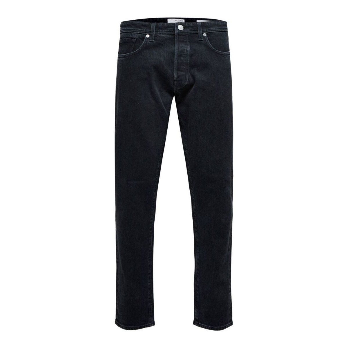 Kleidung Herren Jeans Selected 16080475-DENIM BLACK Schwarz