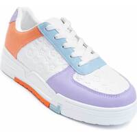 Schuhe Damen Sneaker Low Leindia 83148 Violett