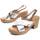 Schuhe Damen Sandalen / Sandaletten Bozoom 83206 Silbern