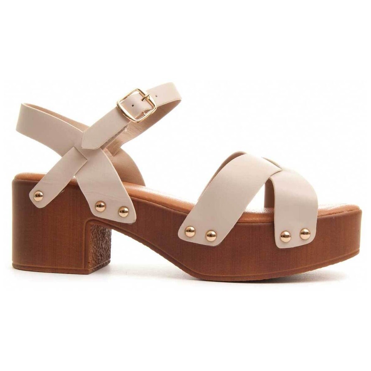 Schuhe Damen Sandalen / Sandaletten Bozoom 83221 Beige