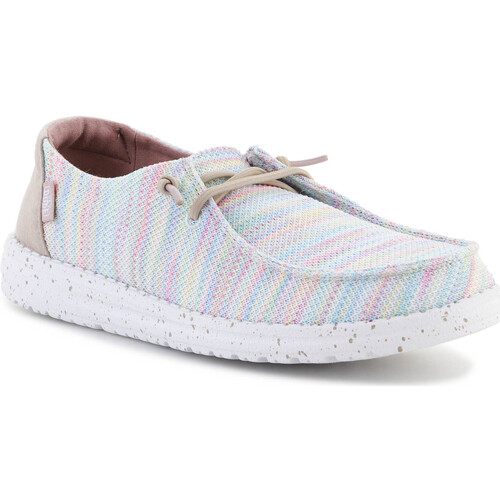 Schuhe Damen Sneaker Low HEYDUDE WENDY SOX 40078-AURORA WHITE Multicolor