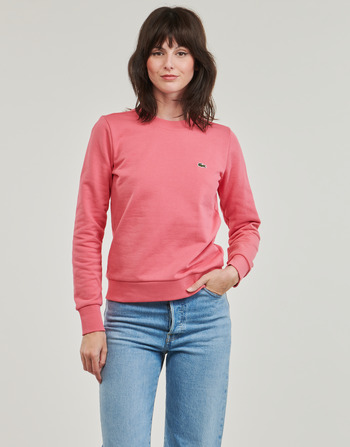Kleidung Damen Sweatshirts Lacoste SF9202 Rosa
