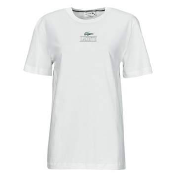 Kleidung Damen T-Shirts Lacoste TH1147 Weiss
