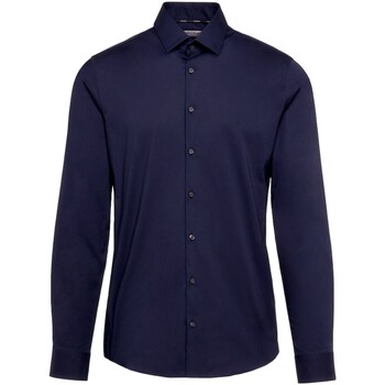 Kleidung Herren Langärmelige Hemden Calvin Klein Jeans K10K108229 Blau