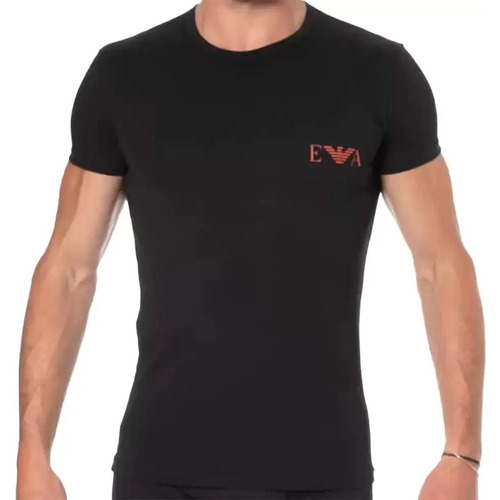 Kleidung Herren T-Shirts Emporio Armani Bold Monogram Schwarz