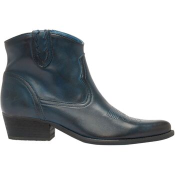 Schuhe Damen Boots Felmini WEST B504 Stiefelette Blau