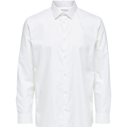 Kleidung Damen Hemden Selected Regethan Classic Overhemd Wit Weiss