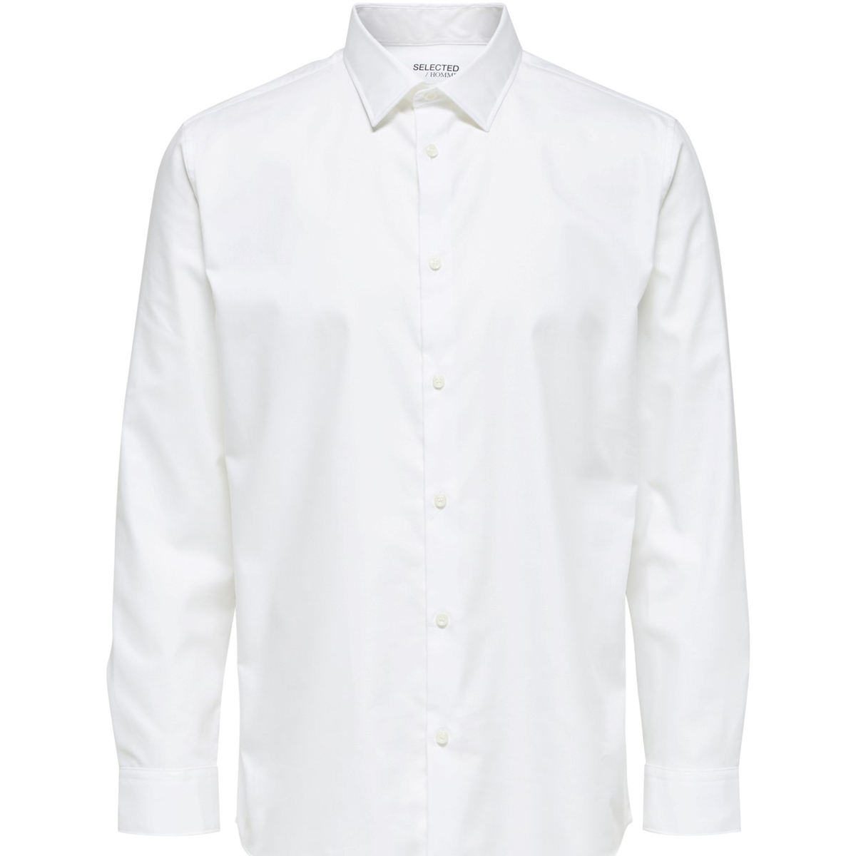 Kleidung Damen Hemden Selected Ethan Classic Overhemd Wit Weiss