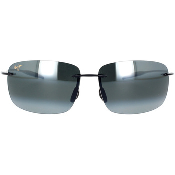 Uhren & Schmuck Sonnenbrillen Maui Jim Breakwall 422-02 Polarisierte Sonnenbrille Schwarz