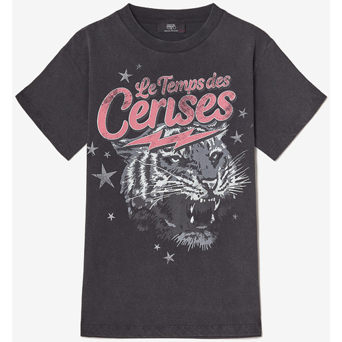 Kleidung Mädchen T-Shirts & Poloshirts Le Temps des Cerises T-shirt MUNSONGI Schwarz