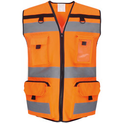 Kleidung Strickjacken Yoko Gilet de sécurité  Rip Stop Orange