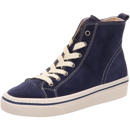 Schuhe Damen Sneaker Gabor Dreamvelour (Micro) 33.660.16 Blau