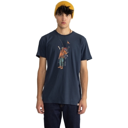 Rvlt Revolution Regular T-Shirt 1333 HIK - Navy Blau