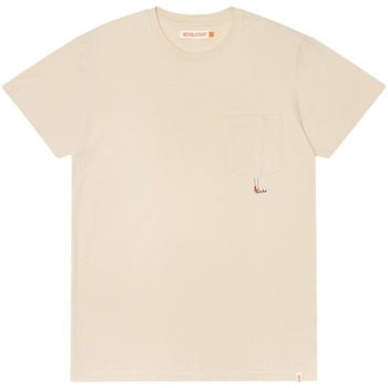 Kleidung Herren T-Shirts & Poloshirts Revolution Regular T-Shirt 1330 SWI - Off White Weiss