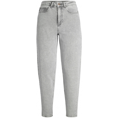 Kleidung Damen Straight Leg Jeans Jjxx Jenas Lisbon Mom - Light Grey Denim Grau