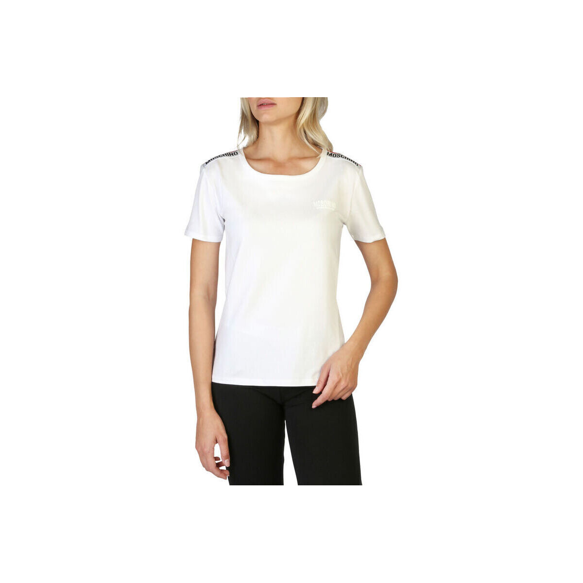 Kleidung Damen T-Shirts Moschino - 1901-9003 Weiss