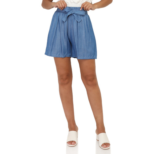 Kleidung Damen Shorts / Bermudas La Modeuse 67282_P156286 Blau