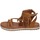 Schuhe Damen Sandalen / Sandaletten Femme Plus BC575 Braun