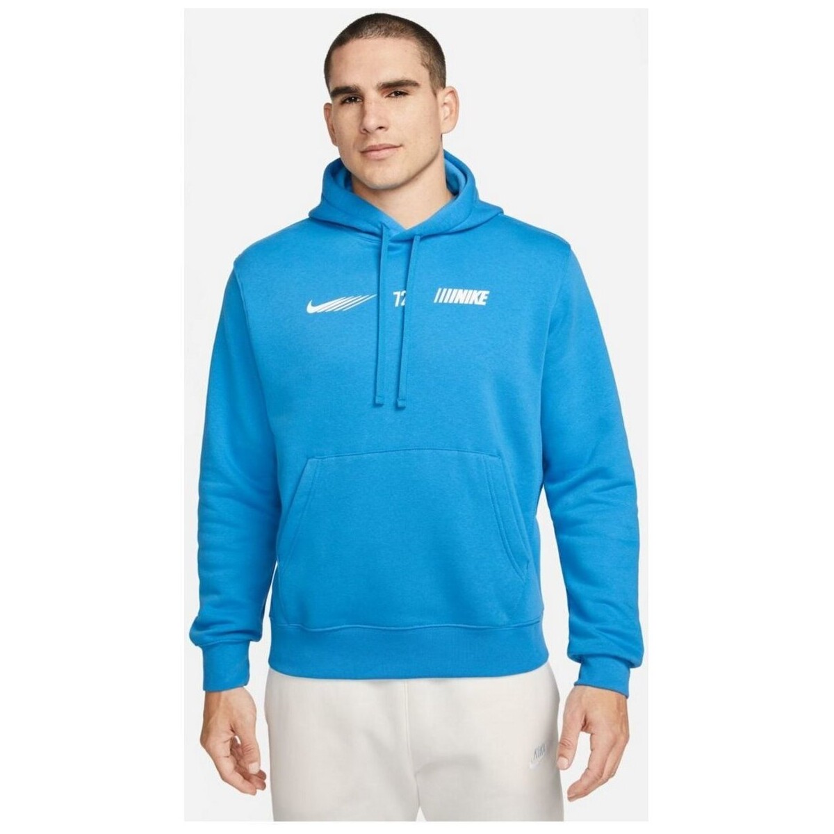 Kleidung Herren Pullover Nike Sport Sportswear Fleece Hoodie FN4895-435 Blau