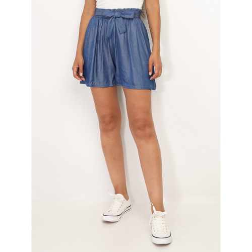Kleidung Damen Shorts / Bermudas La Modeuse 67384_P156450 Blau