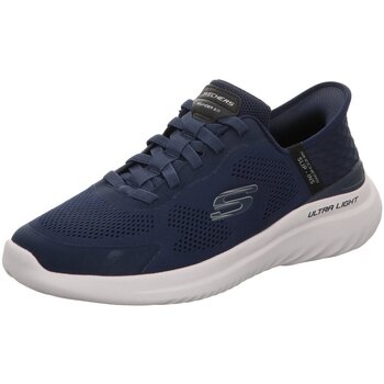Schuhe Herren Sneaker Skechers Bounder Slipper Schuhe Hands Free 232459 232459 NVY Blau