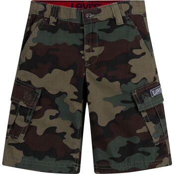 Kleidung Jungen Shorts / Bermudas Levi's 9EC769 CARGO SHORT-E7V CYPRESS CAMO Grün