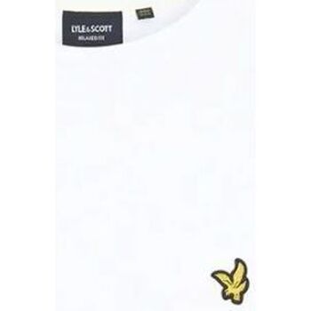 Kleidung Herren T-Shirts & Poloshirts Lyle & Scott TS1804V SLUB-626 WHITE Weiss