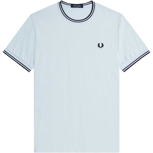Kleidung Herren T-Shirts & Poloshirts Fred Perry Fp Twin Tipped T-Shirt Marine