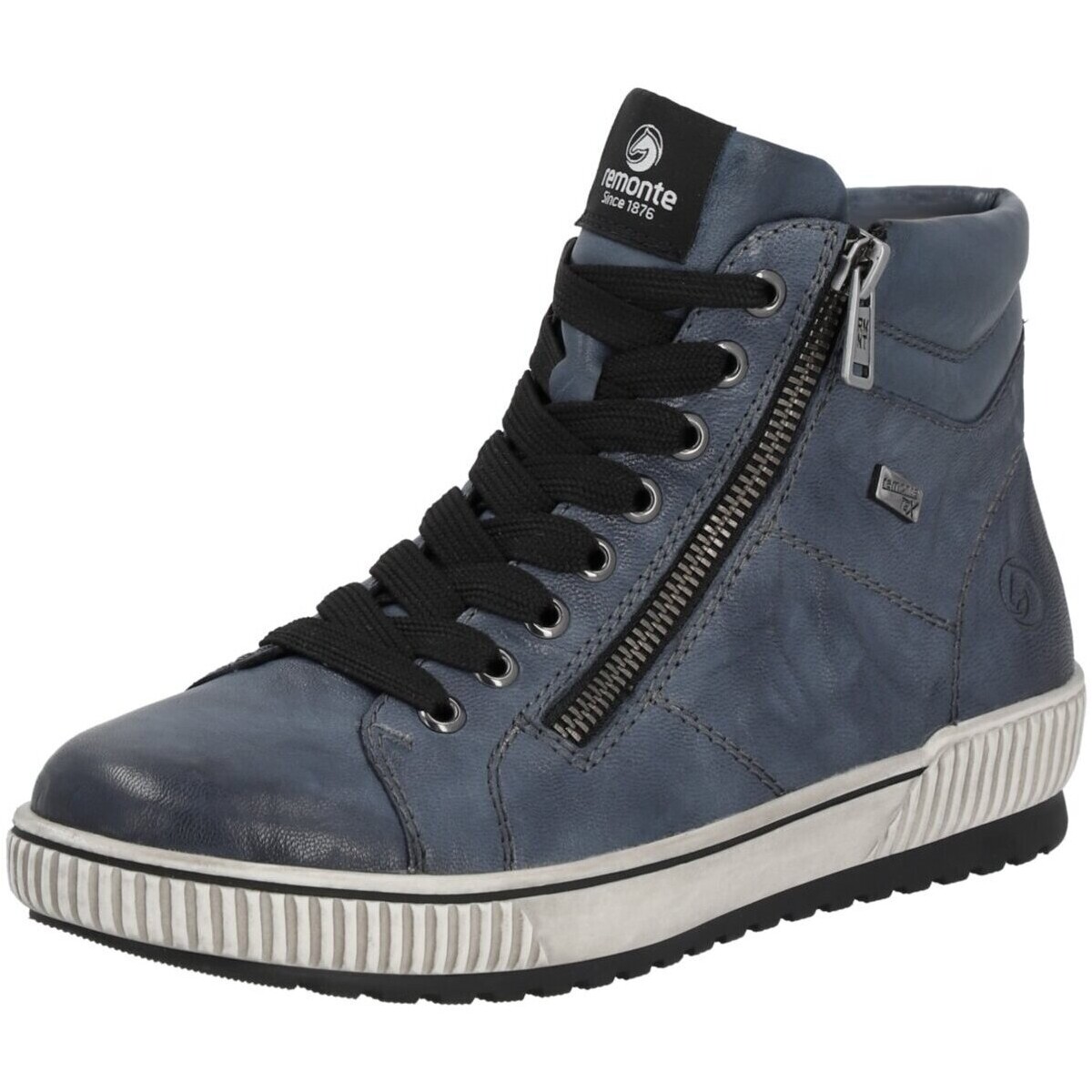 Schuhe Damen Sneaker Remonte !D0772-14 Blau