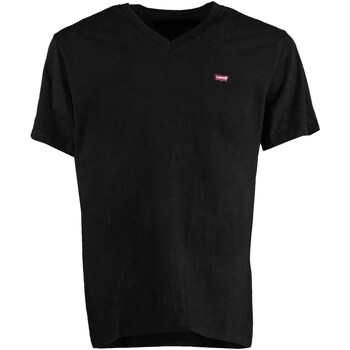 Levis  T-Shirts & Poloshirts Original Hm Vneck Mineral Black