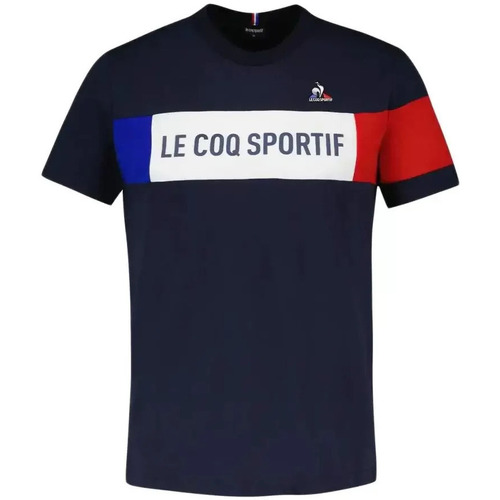 Kleidung Herren T-Shirts Le Coq Sportif Tricolore Blau