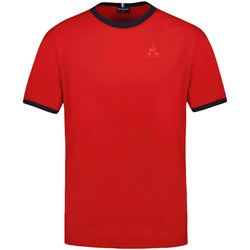 Kleidung Herren T-Shirts Le Coq Sportif Ess Tee Ss Rot