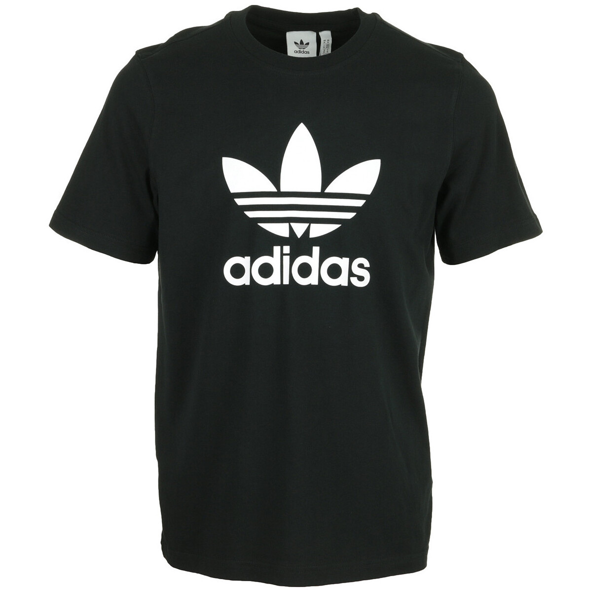 Kleidung Herren T-Shirts adidas Originals Trefoil T Shirt Schwarz