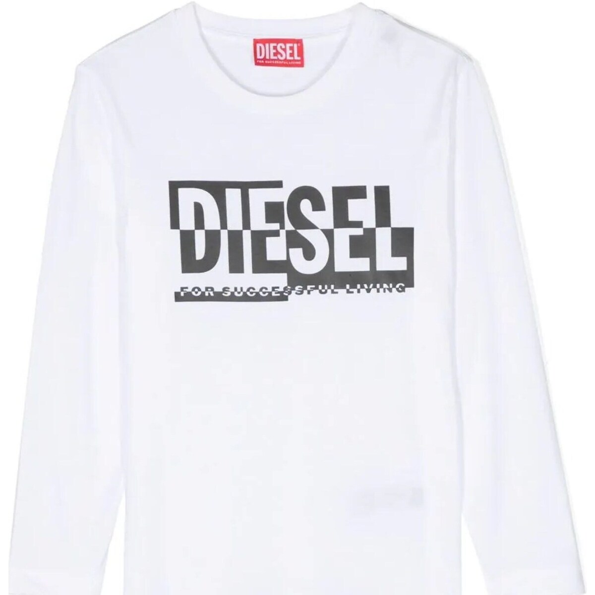 Kleidung Jungen T-Shirts Diesel J01535-00YI9 Weiss
