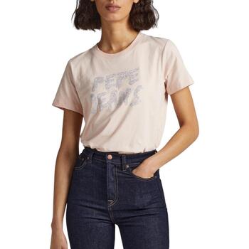Kleidung Damen T-Shirts & Poloshirts Pepe jeans  Rosa