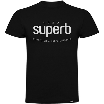 Kleidung Herren T-Shirts Superb 1982 3000-BLACK Schwarz